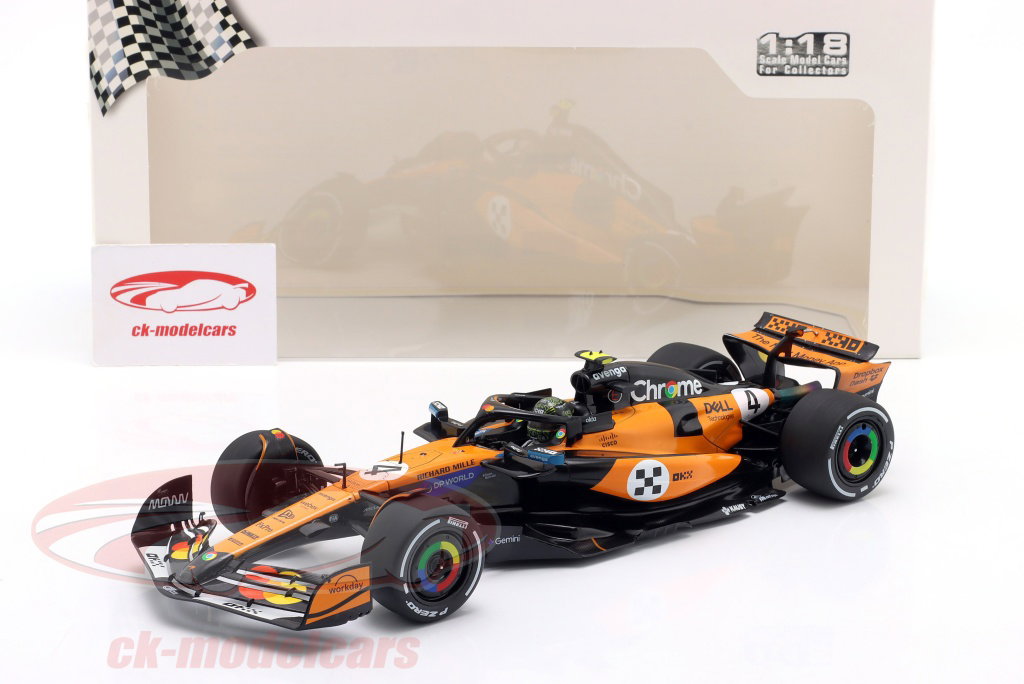 Solido 1:18 Lando Norris McLaren MCL39 #4 勝者 Monaco GP 式 1 世界