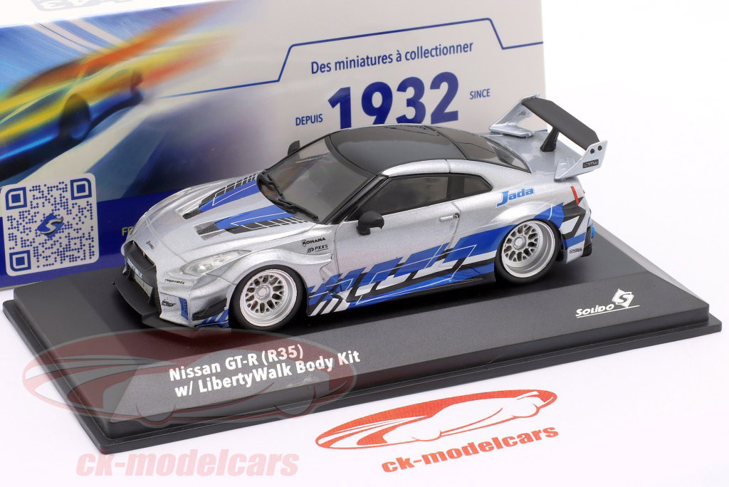 Solido 1:18 Nissan Skyline GT-R (R34) Liberty Walk Body Kit 2020