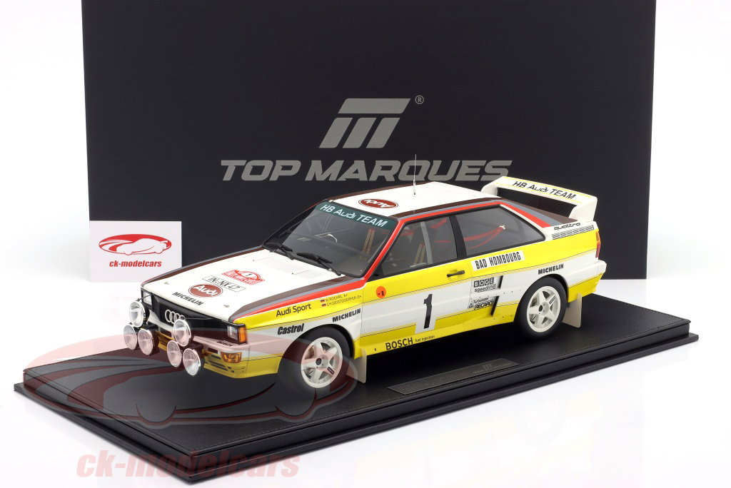 TopMarques 1:12 Audi quattro A2 #1 勝者 Rallye Monte Carlo 1984