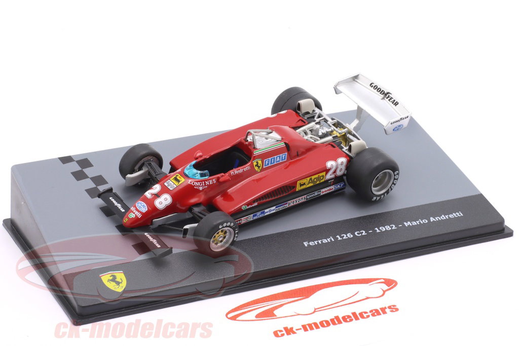Altaya 1:43 Mario Andretti Ferrari 126C2 #28 式 1 1982 MX7ALA0033