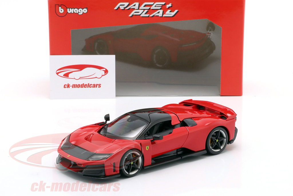 Bburago 1:24 Ferrari F80 建設年 2024 corsa 赤 ブラーゴ 18-26034