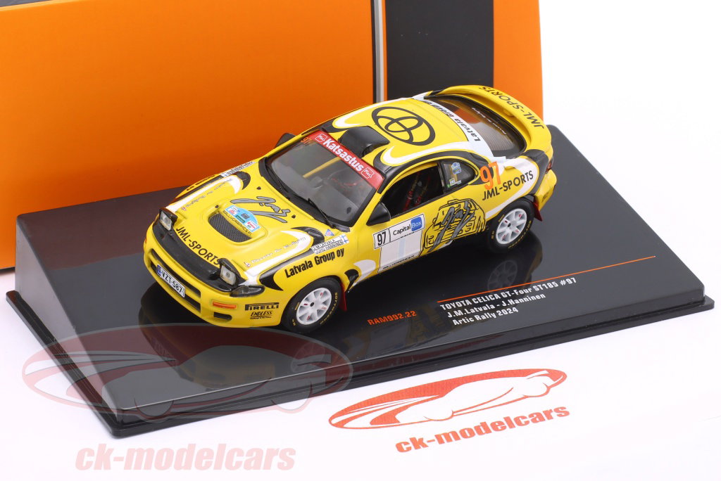 自動車 1/43 ignition model Celica #192 Ixo 1:43 Toyota Celica GT4 Turbo (ST185) #97 Arctic Rallye Laponia