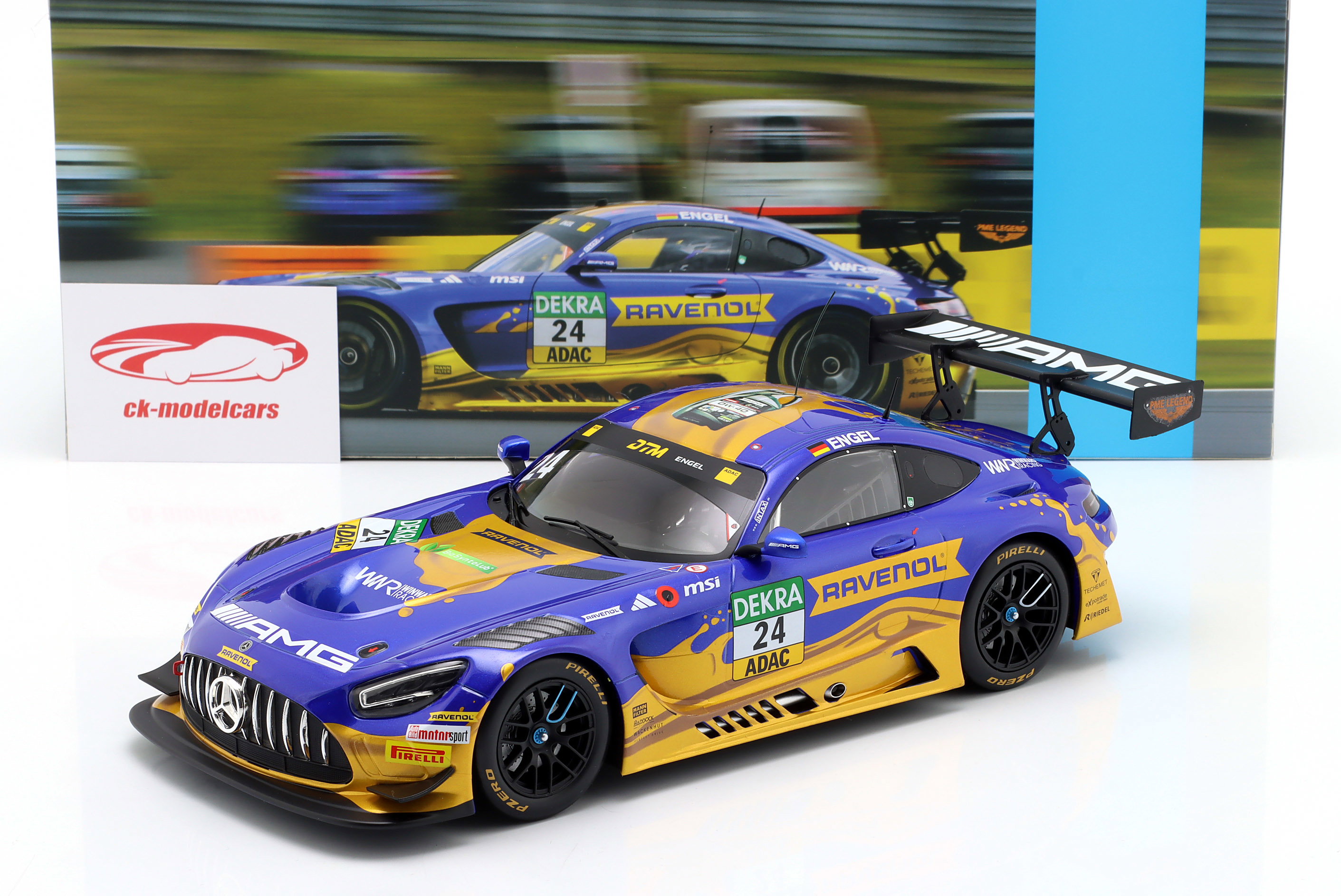 【限定・希少】Mercedes-AMG GT3(1/18) Ixo 1:18 Mercedes-AMG GT3 Evo #24 DTM 2025 Maro Engel WWR-I-AMG