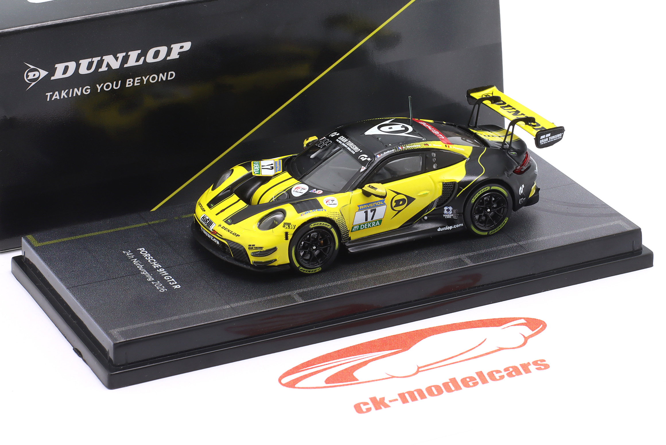 Ixo 1:64 Porsche 911 (992) GT3 R #17 24h Nürburgring 2026 Dunlop