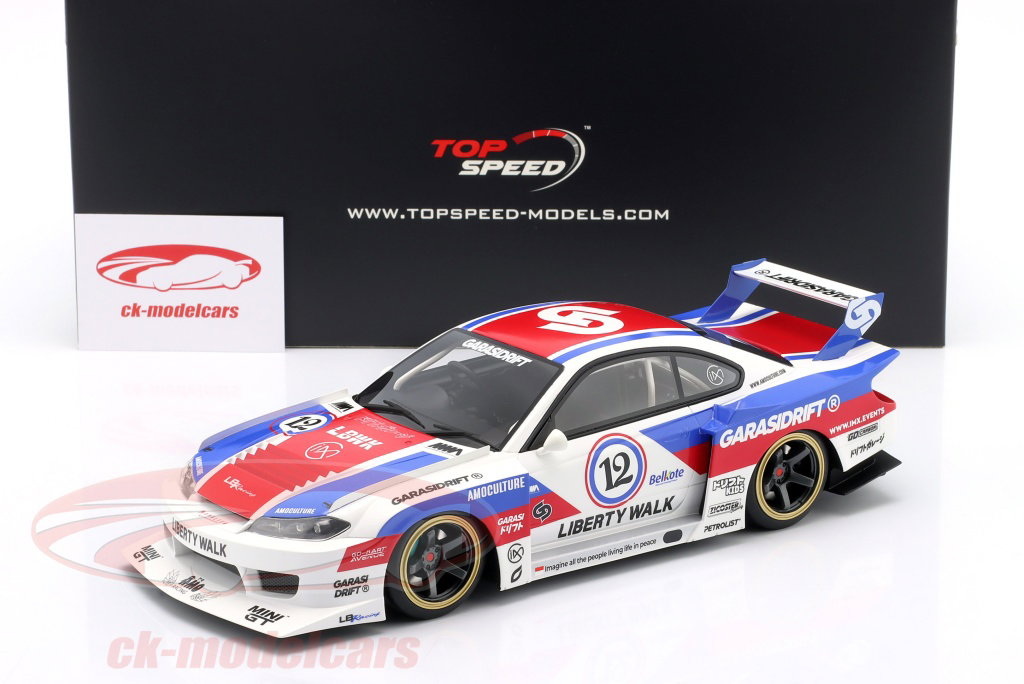 True Scale 1:18 Nissan LB-Super Silhouette S15 Silvia GARASIDRIFT