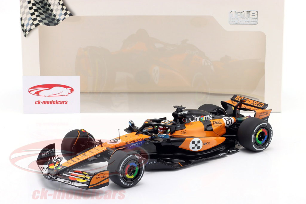 Solido 1:18 Oscar Piastri McLaren MCL39 #81 3番目 Monaco GP 式 1