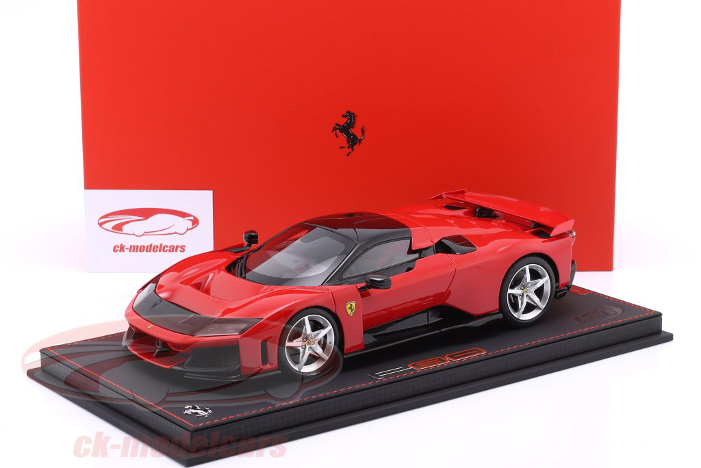 BBR Models 1:18 Ferrari F80 建設年 2024 corsa 赤 / 銀 リム P18253A
