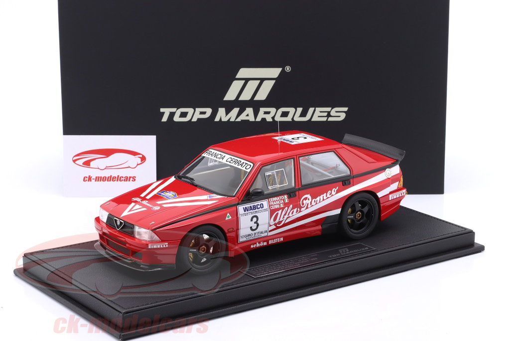 TopMarques 1:18 Alfa Romeo 75 Turbo #3 Winner Giro d'Italia 1989
