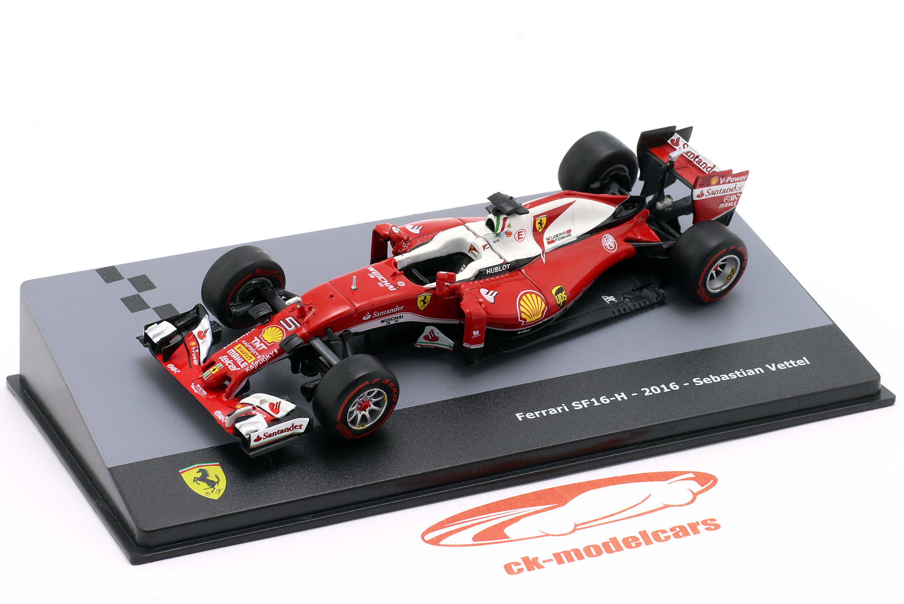 Ferrari SF16-H S. Vettel モデル Altaya 1:43 Sebastian Vettel Ferrari SF16-H #5 Formula 1 2016