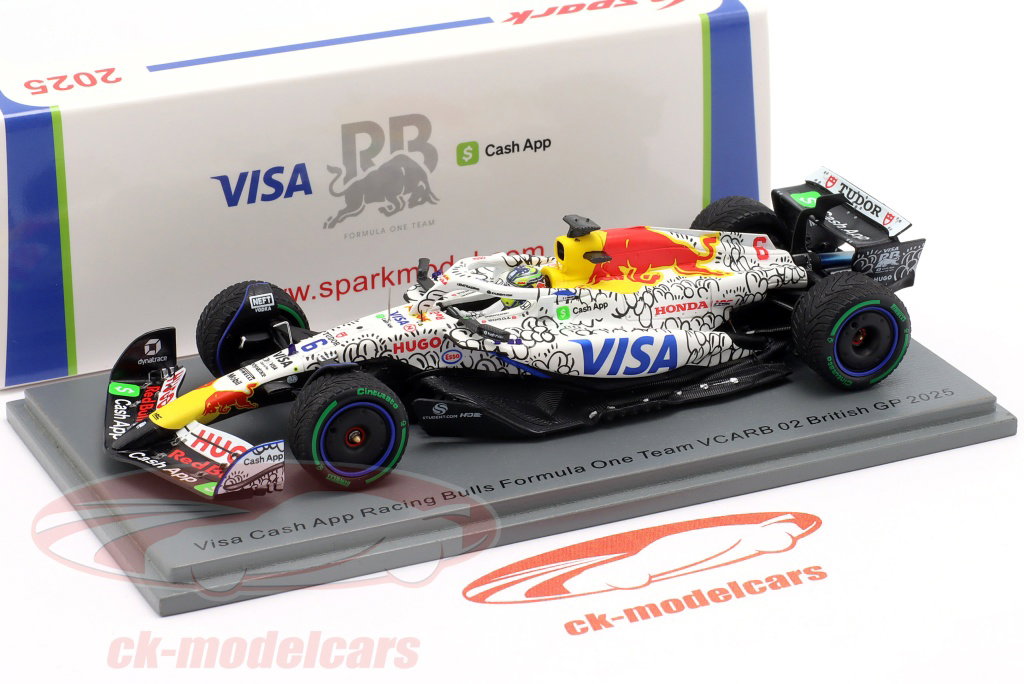 Spark 1:43 Isack Hadjar Racing Bulls VCARB 02 #6 British GP