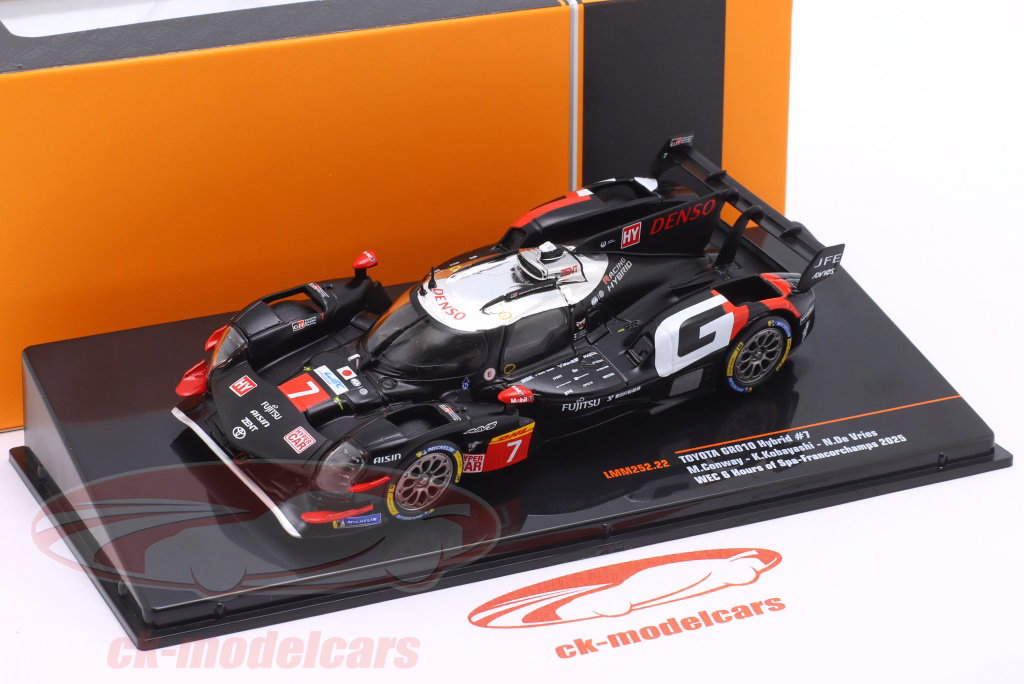Ixo 1:43 Toyota GR010 Hybrid #7 7th 6h Spa 2025 Toyota Gazoo