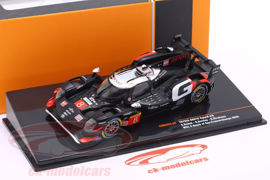 TOYOTA GAZOO Racing GR010 1/43 TGR別注 Ixo 1:43 Toyota GR010 Hybrid #8 4th 6h Spa 2025 Toyota Gazoo