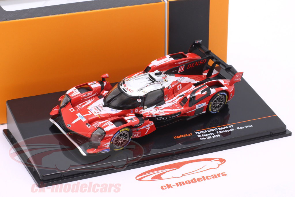 トヨタ GR010 ミニカー 1/43 Le Mans 2025 Ixo 1:43 Toyota GR010 Hybrid #7 5° 24h LeMans 2025 Toyota Gazoo