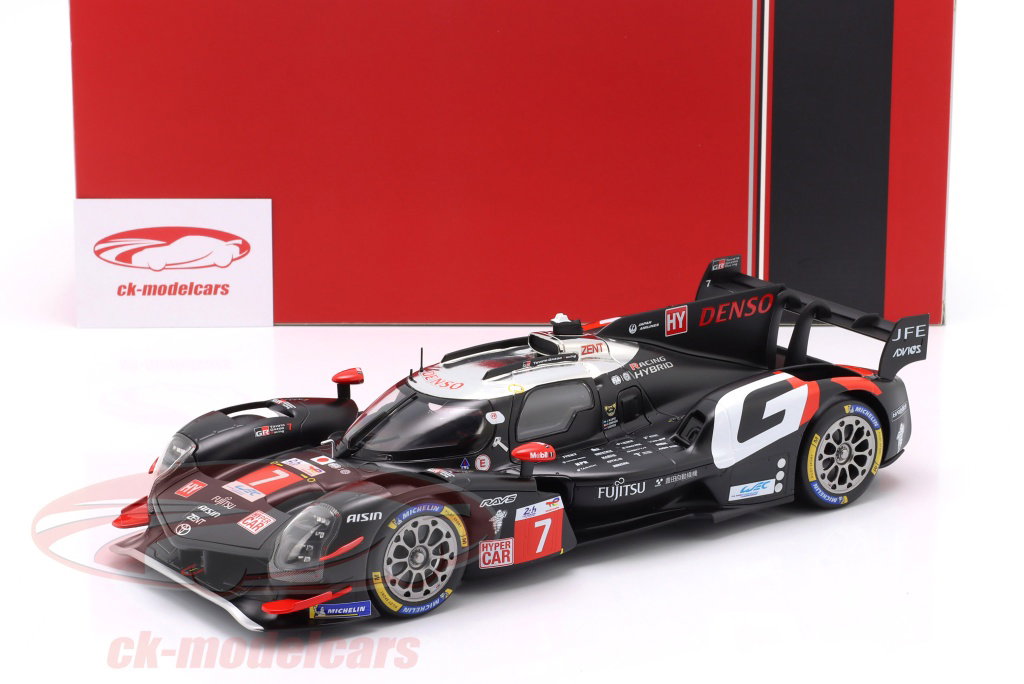 TOYOTA GR010 HYBRID ミニカー 2024 Ixo 1:18 Toyota GR010 Hybrid #7 2位 24h LeMans 2024 Toyota Gazoo