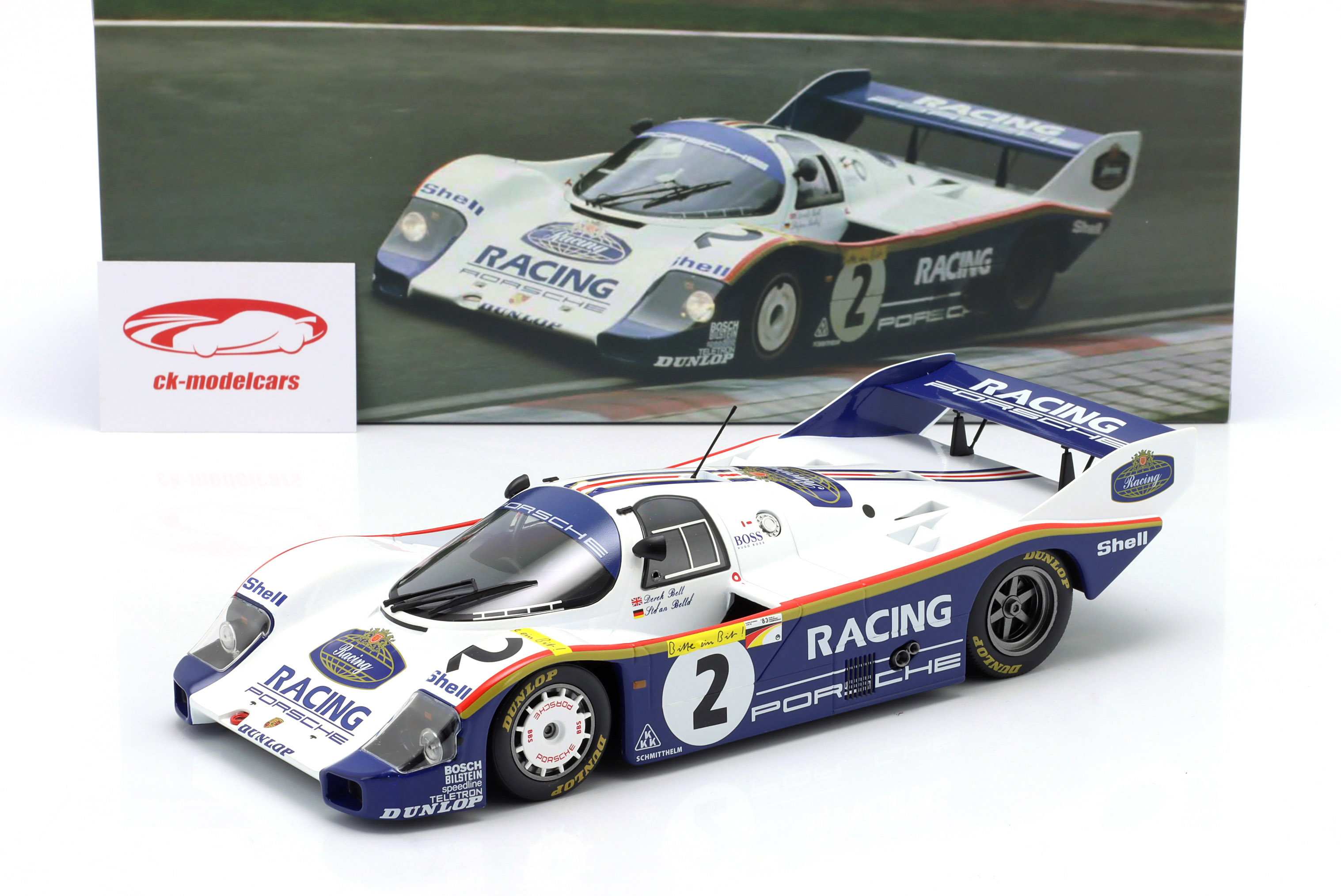 ミニチャンプス 1/18 ポルシェ 956 K #12 KREMER 1983 1:18 Minichamps Porsche 956L 1983 Le Mans Winner Unboxing and