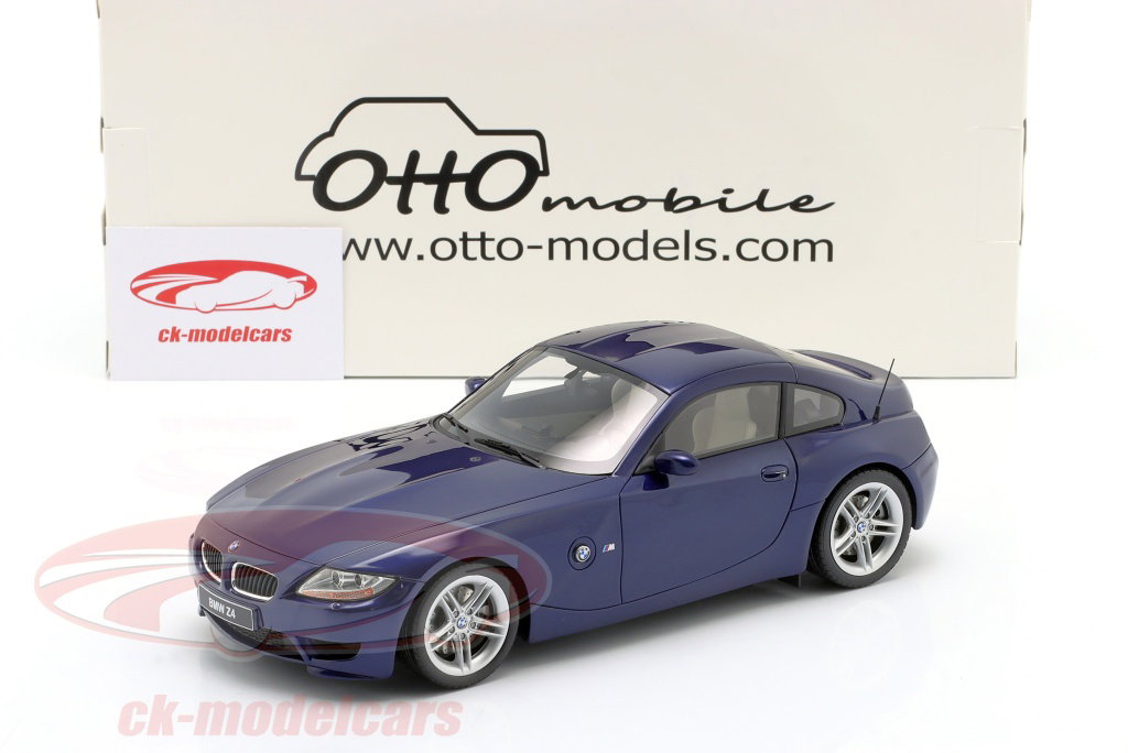 Ottomobile 1:18 BMW Z4 Coupe 建造年份2006 Interlagos 蓝色的金属
