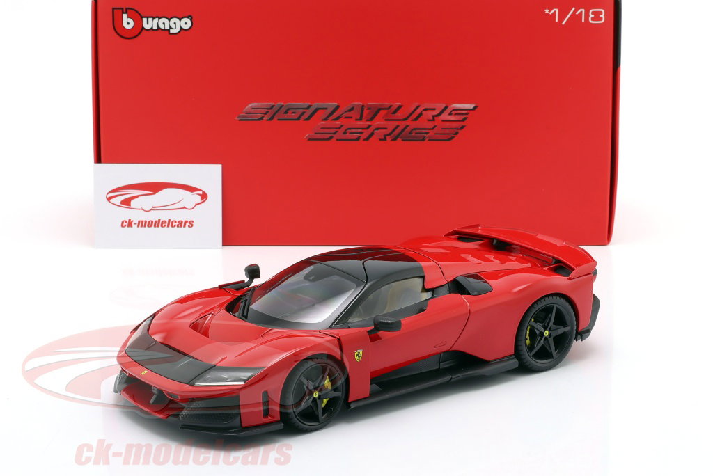Bburago 1:18 Ferrari F80 建設年 2025 赤 Signature 18-16917 モデル