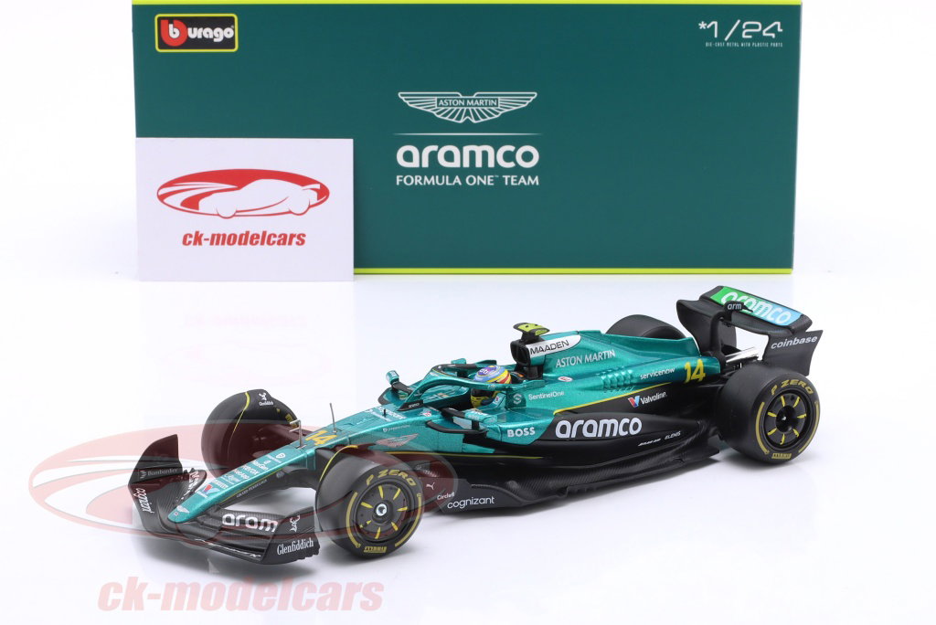 Bburago 1:24 Fernando Alonso Aston Martin AMR25 #14 式 1 2025 18