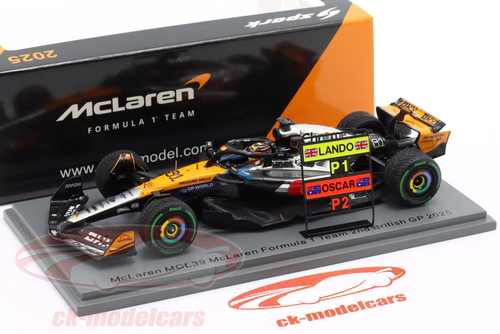 Minichamps 1:43 Oscar Piastri MCL 39 #81 2nd British GP Formula 1