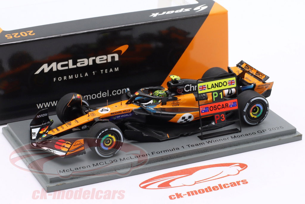 Lando MCL39 McLaren Norris 2025 GP Dhabi Abu Norris Lando 1:64 Norris 👑Lando Now! Available 限定版 ミニカー