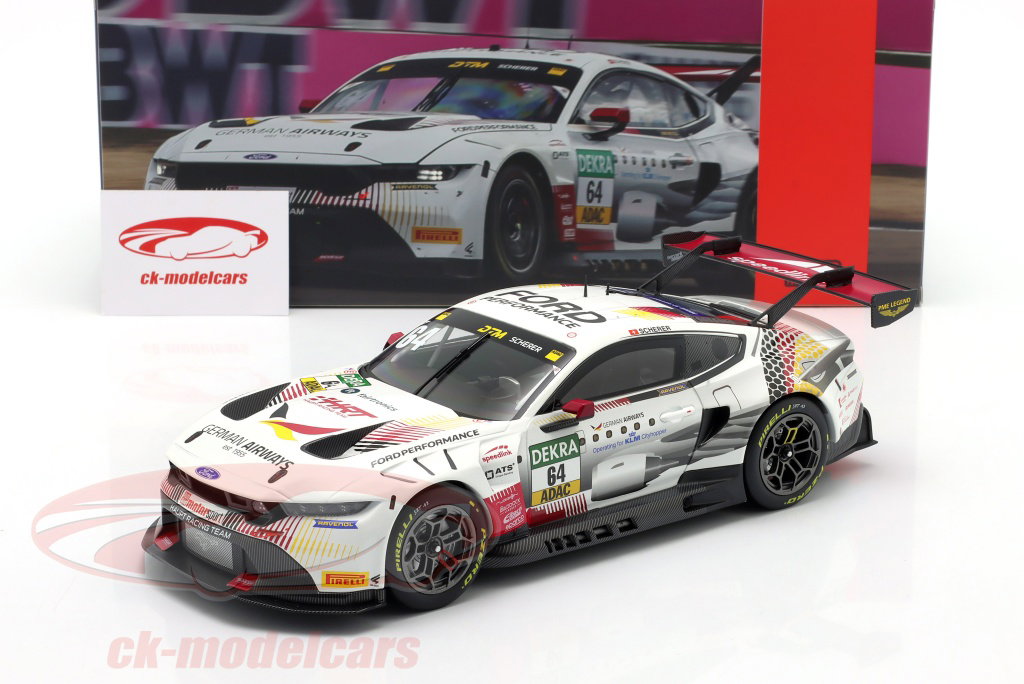 Ixo 1:18 Ford Mustang GT3 #64 DTM 2025 Fabio Scherer HRT-I-GT3-DTM