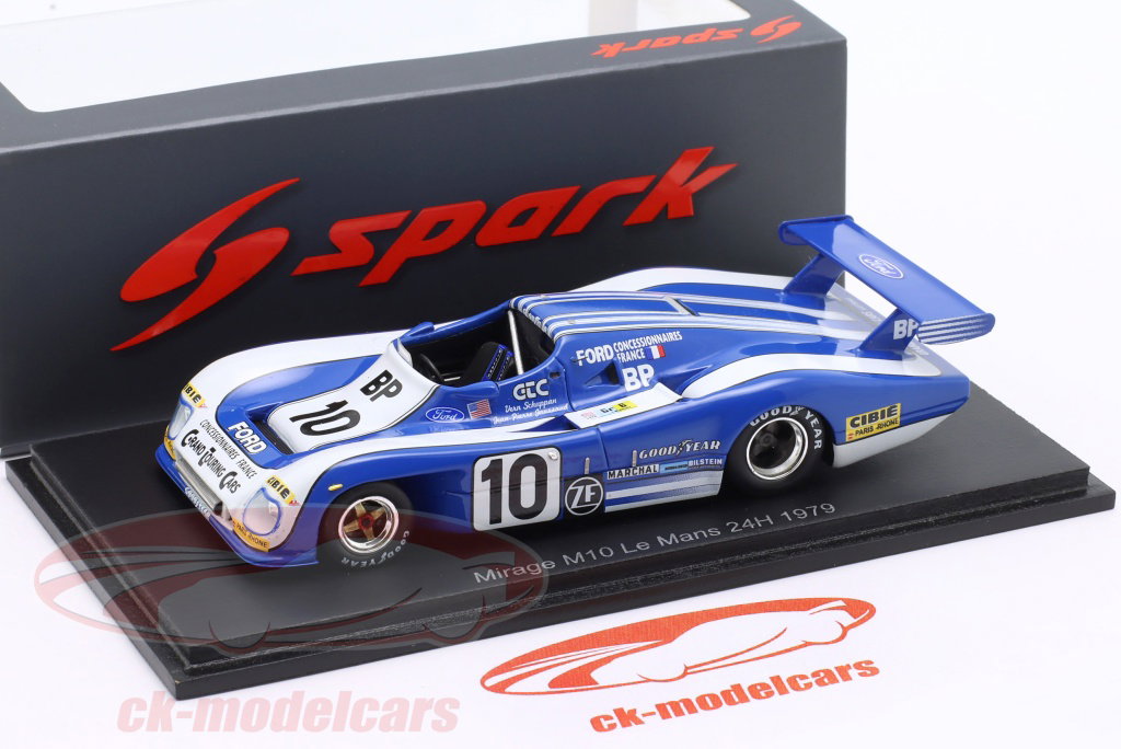 Spark 1:43 Mirage M10 #10 24h LeMans 1979 Schuppan, Hobbs