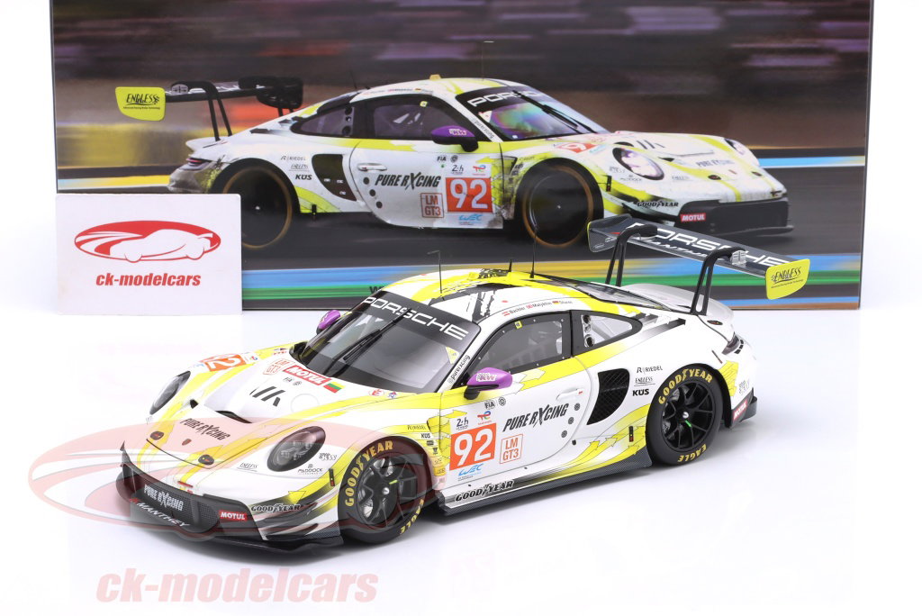 Minichamps 1:18 Porsche 911 GT3 R #92 24h LeMans 2024 Manthey