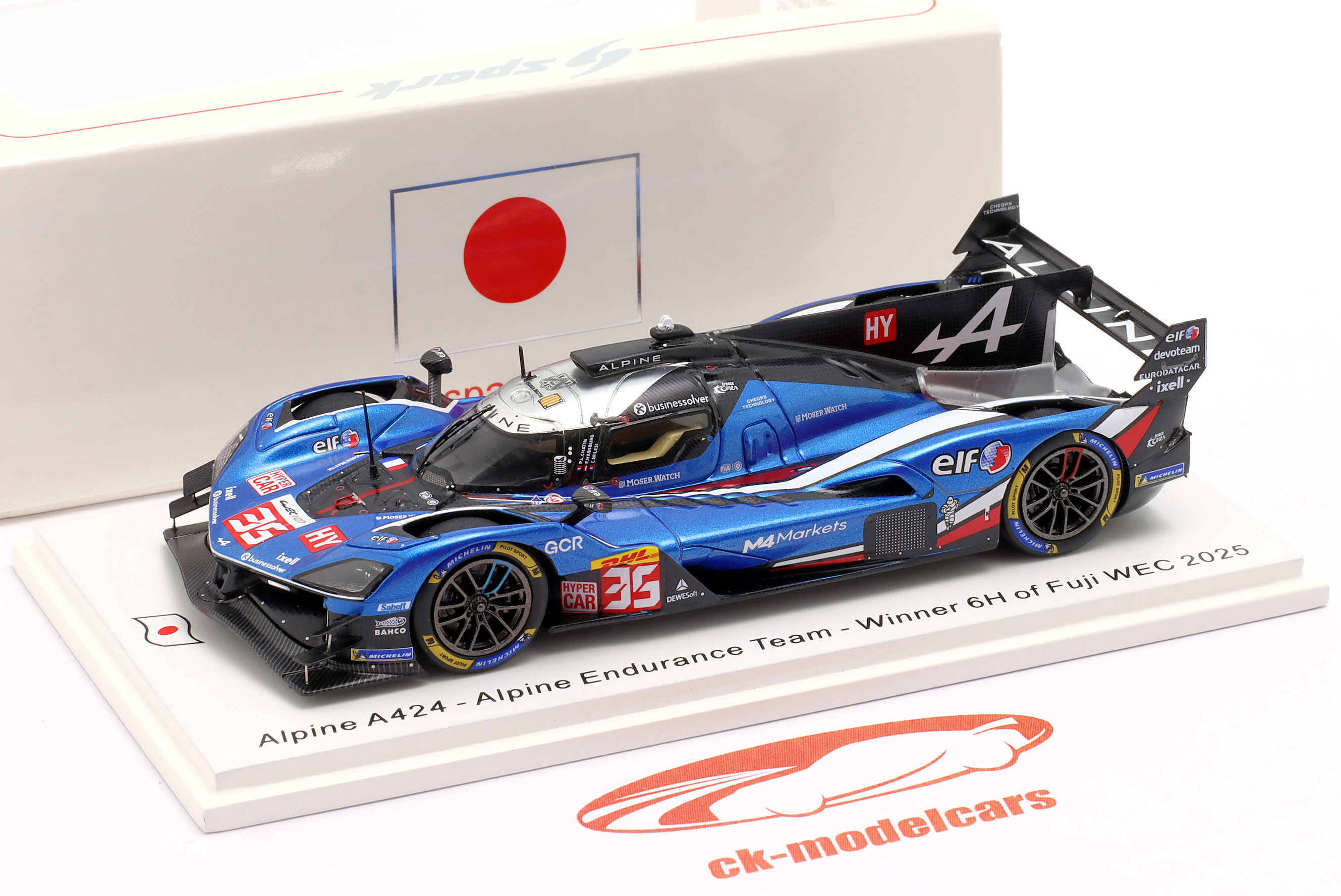Spark 1:43 Alpine A424 #35 Winner 6h Fuji WEC 2025 Chatin