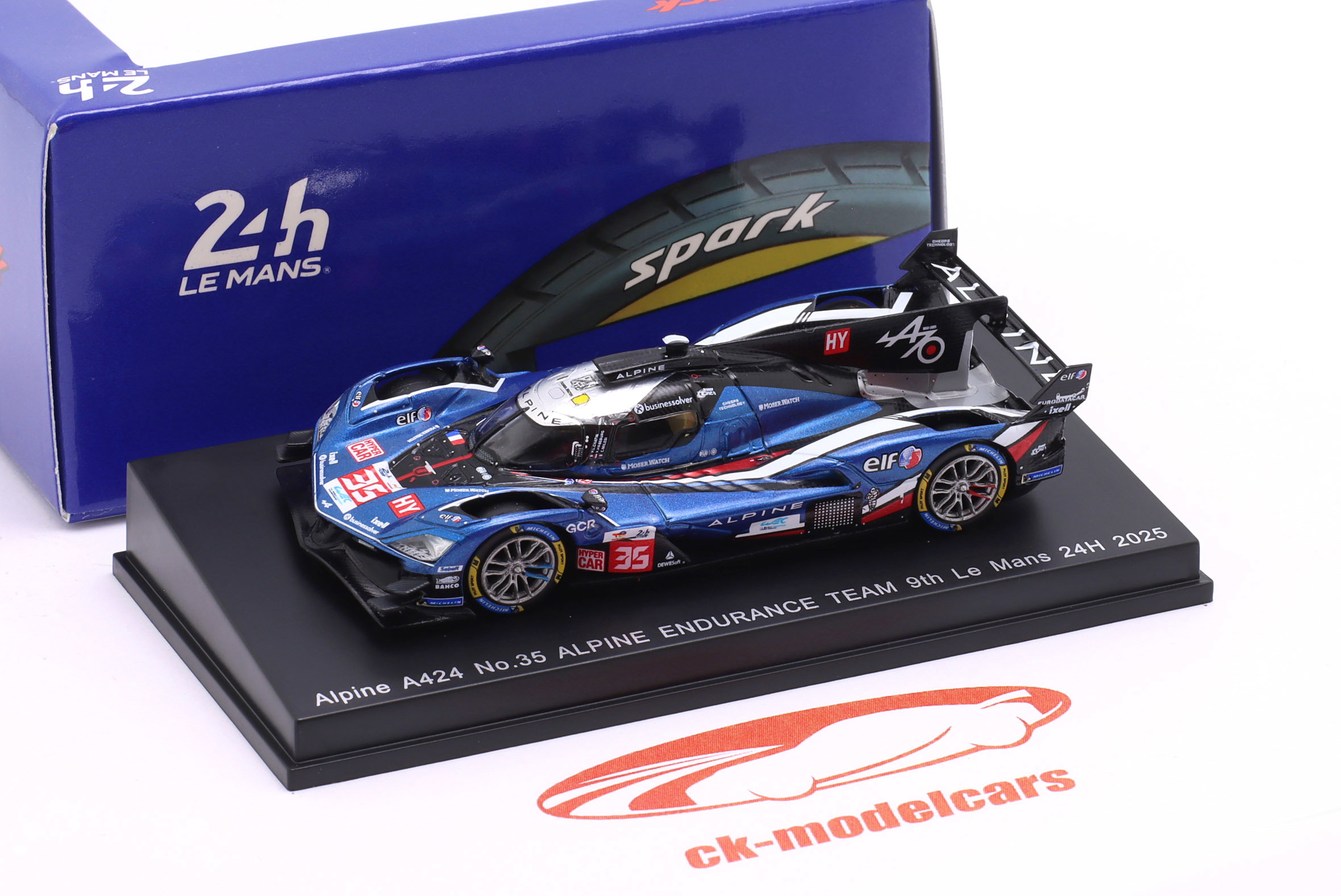 Spark 1:64 Alpine A424 #35 9th 24h LeMans 2025 Chatin, Habsburg