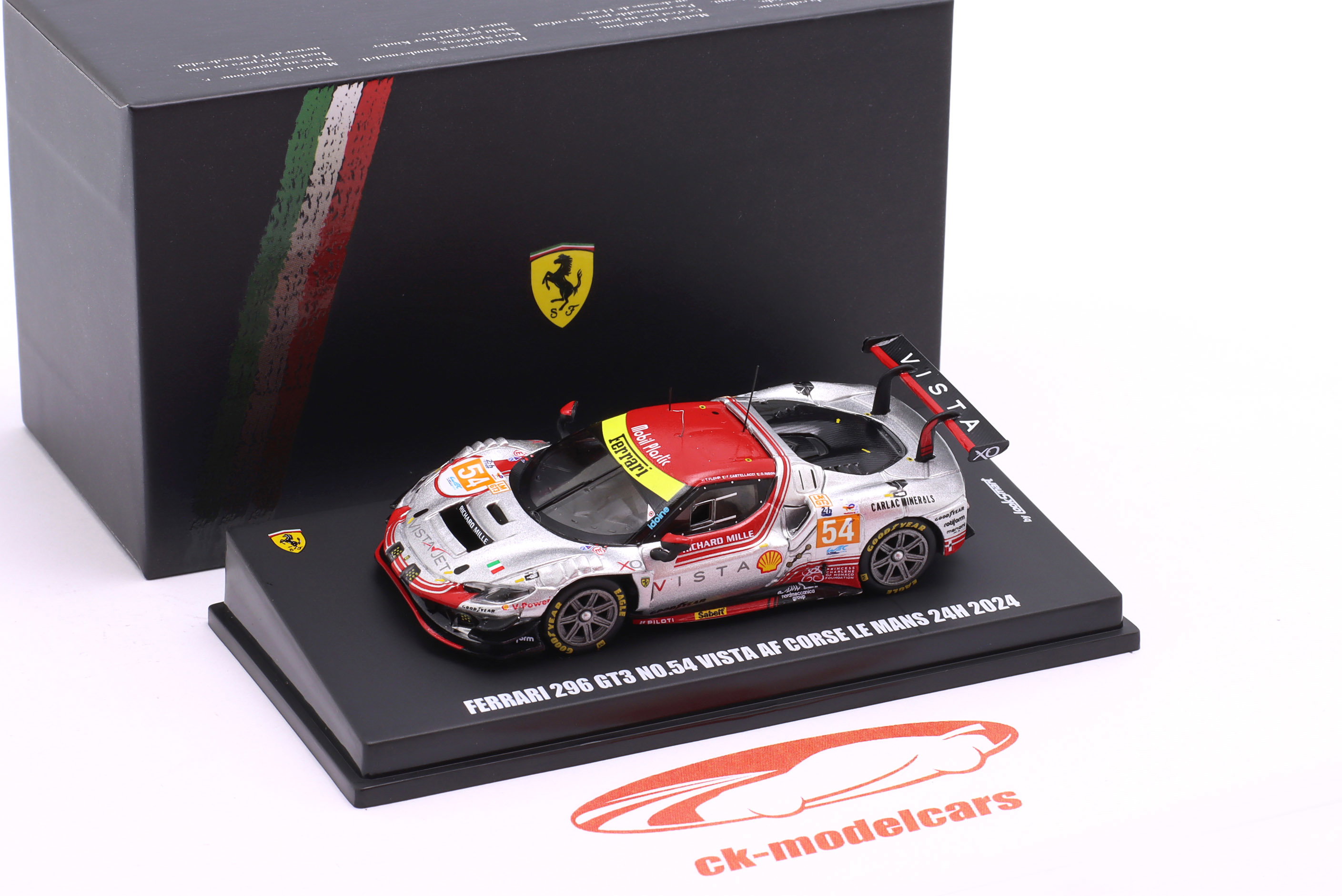 Ferrari LeMansアイテム LookSmart 1:64 Ferrari 296 GT3 #54 24h LeMans 2024 Castellacci