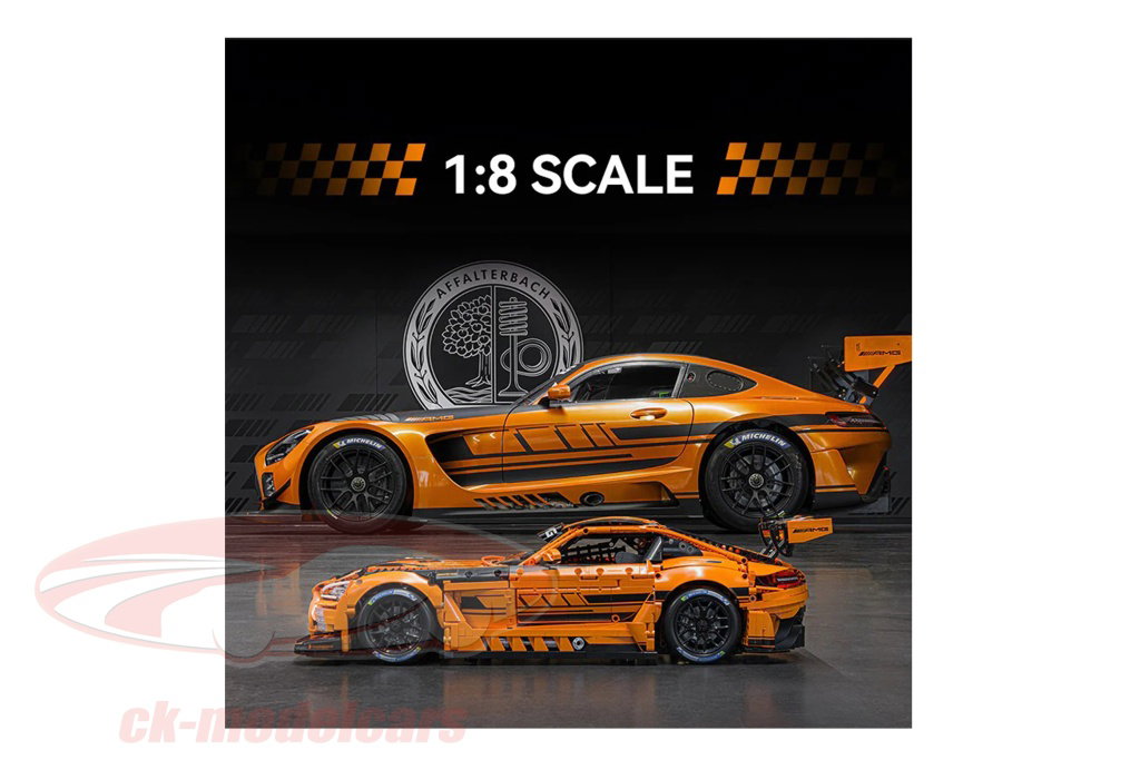 「超レア」Mercedes-Benz AMG 90's 小物入れ CaDa 1:8 Mercedes-Benz AMG GT3 (C190) ブロックモデル オレンジ