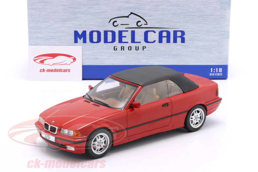 ModelCarGroup 1:18 BMW 3er (E36) Cabriolet Year 1996 red ModelCar