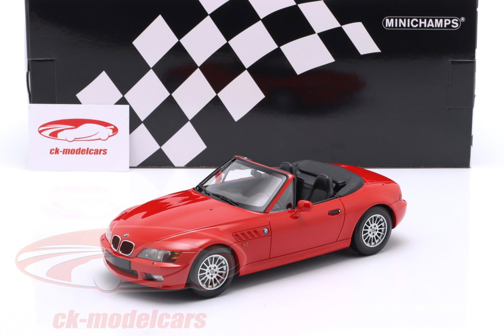 Minichamps 1:18 BMW Z3 Roadster 建造年份1997 红色的155024131 模型