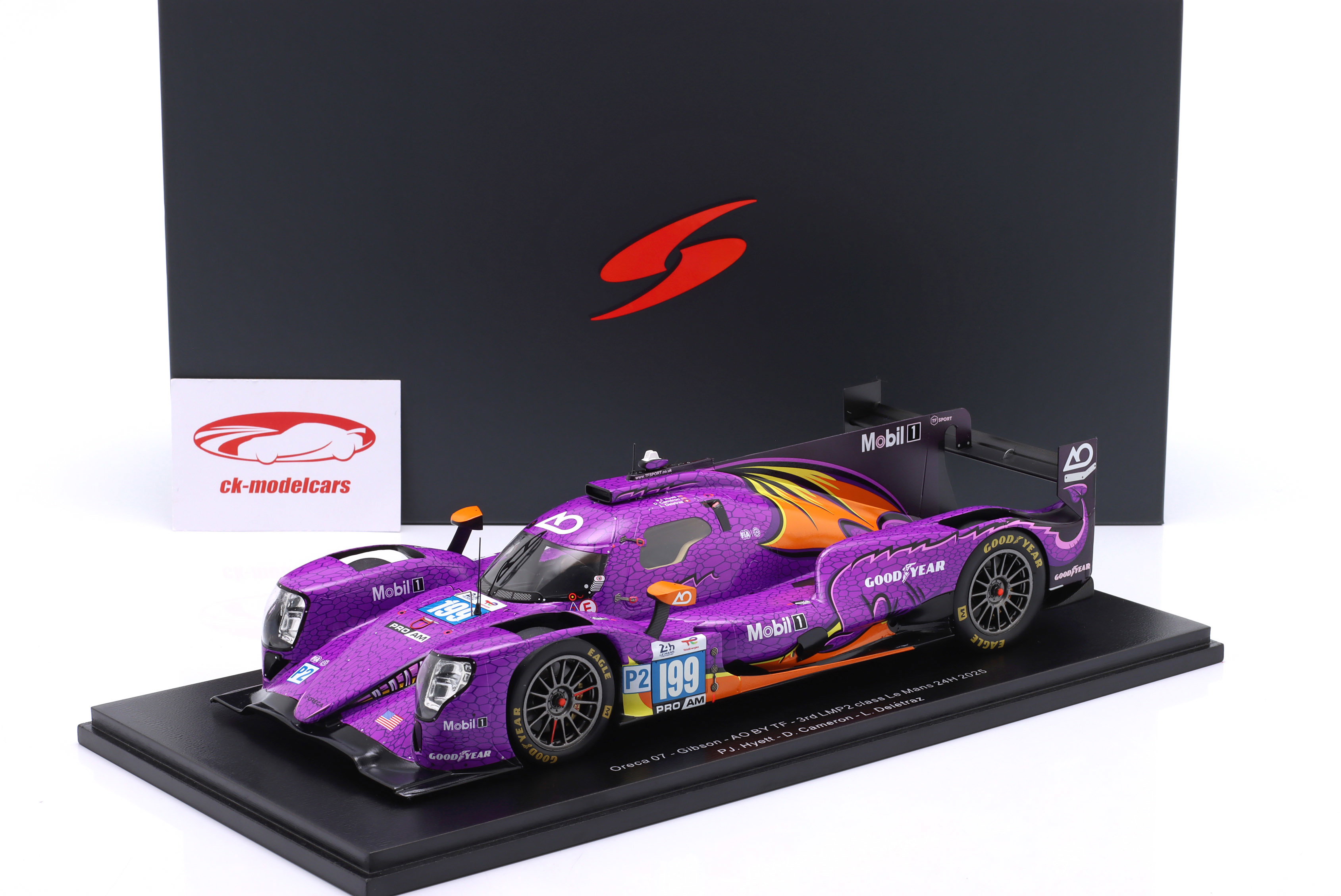 Spark 1:18 Oreca 07 #199 24h LeMans 2025 AO by TF 18S1067 モデル