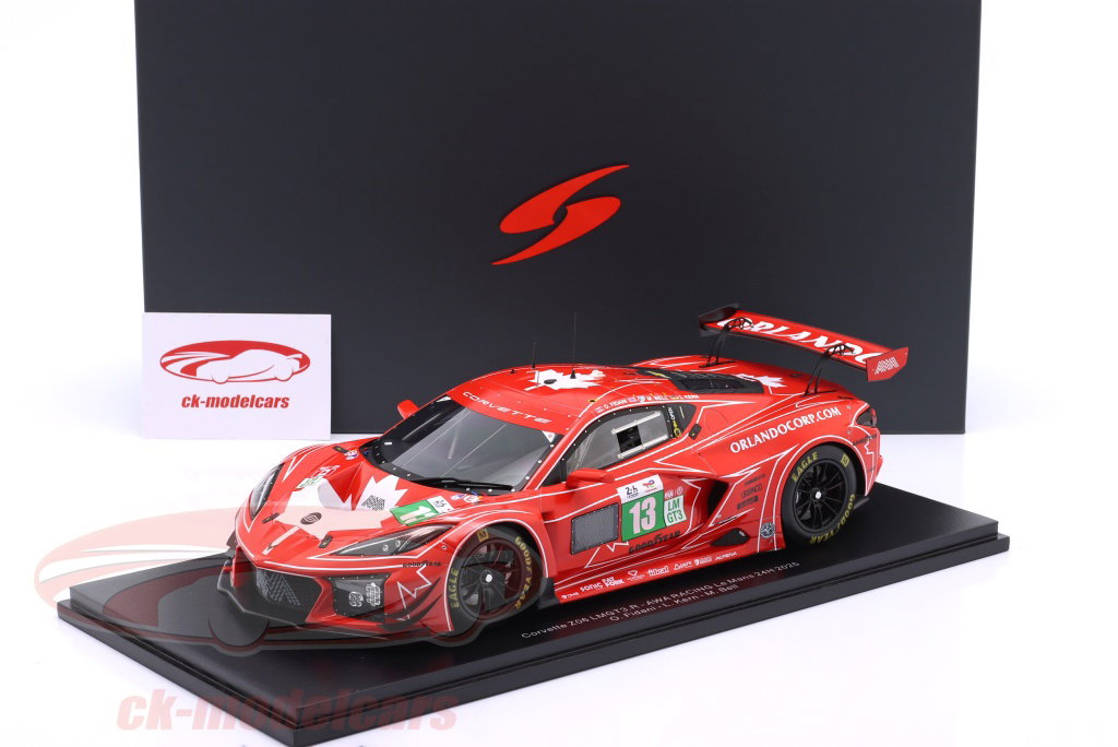 Spark 1:18 Chevrolet Corvette Z06 GT3.R #13 24h LeMans 2025 AWA