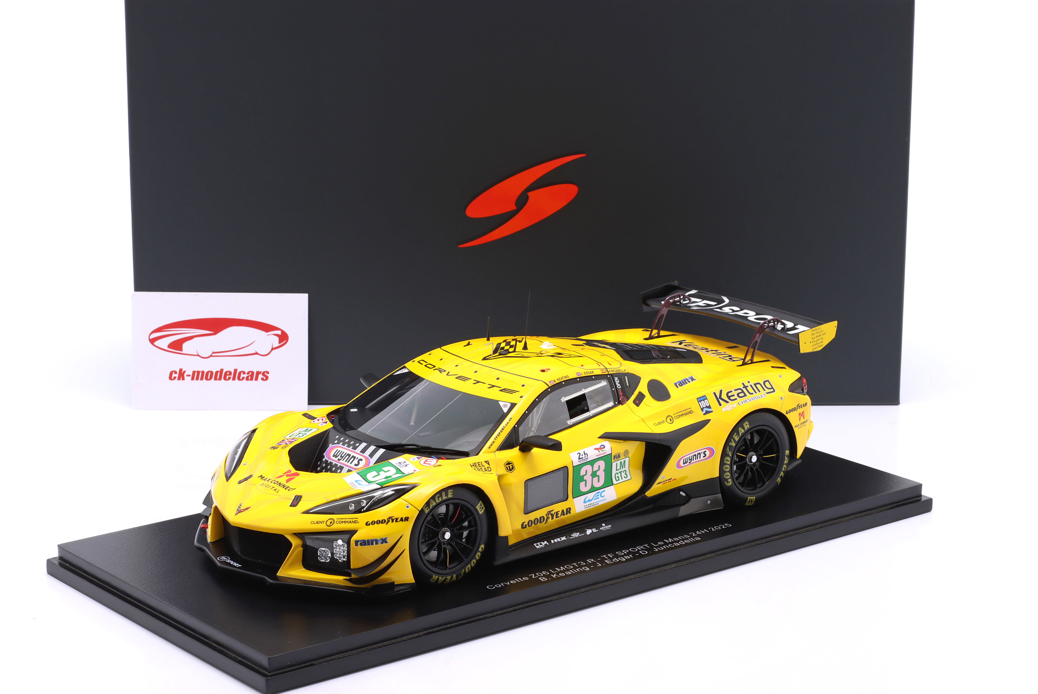 Spark 1:18 Chevrolet Corvette Z06 GT3.R #33 24h LeMans 2025 TF