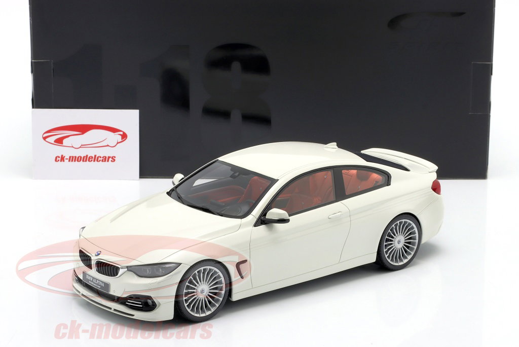 GT-SPIRIT 1:18 BMW Alpina B4 BiTurbo year 2014 alpine white GT963