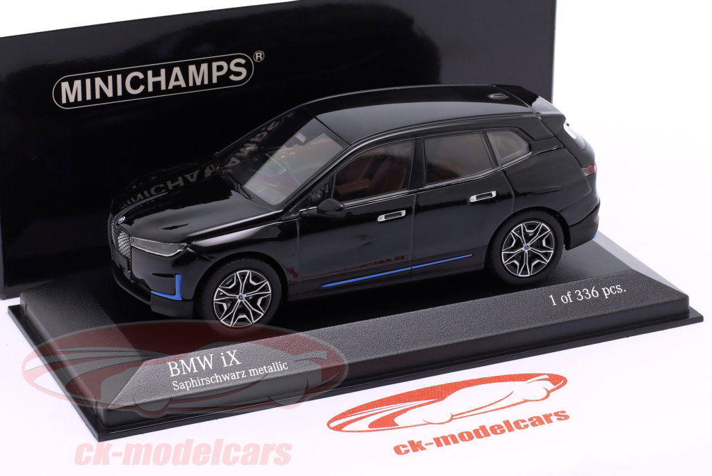 Minichamps 1:43 BMW iX (I20) year 2023 sapphire black metallic