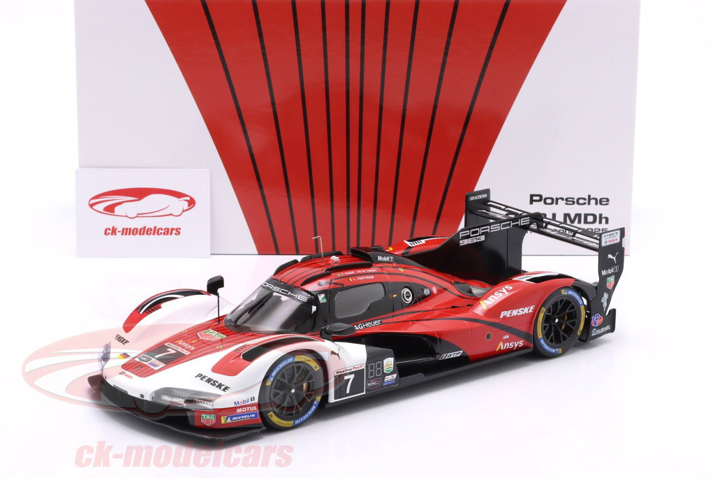 Ixo 1:18 Porsche 963 #7 勝者 24h Daytona 2025 Porsche Penske