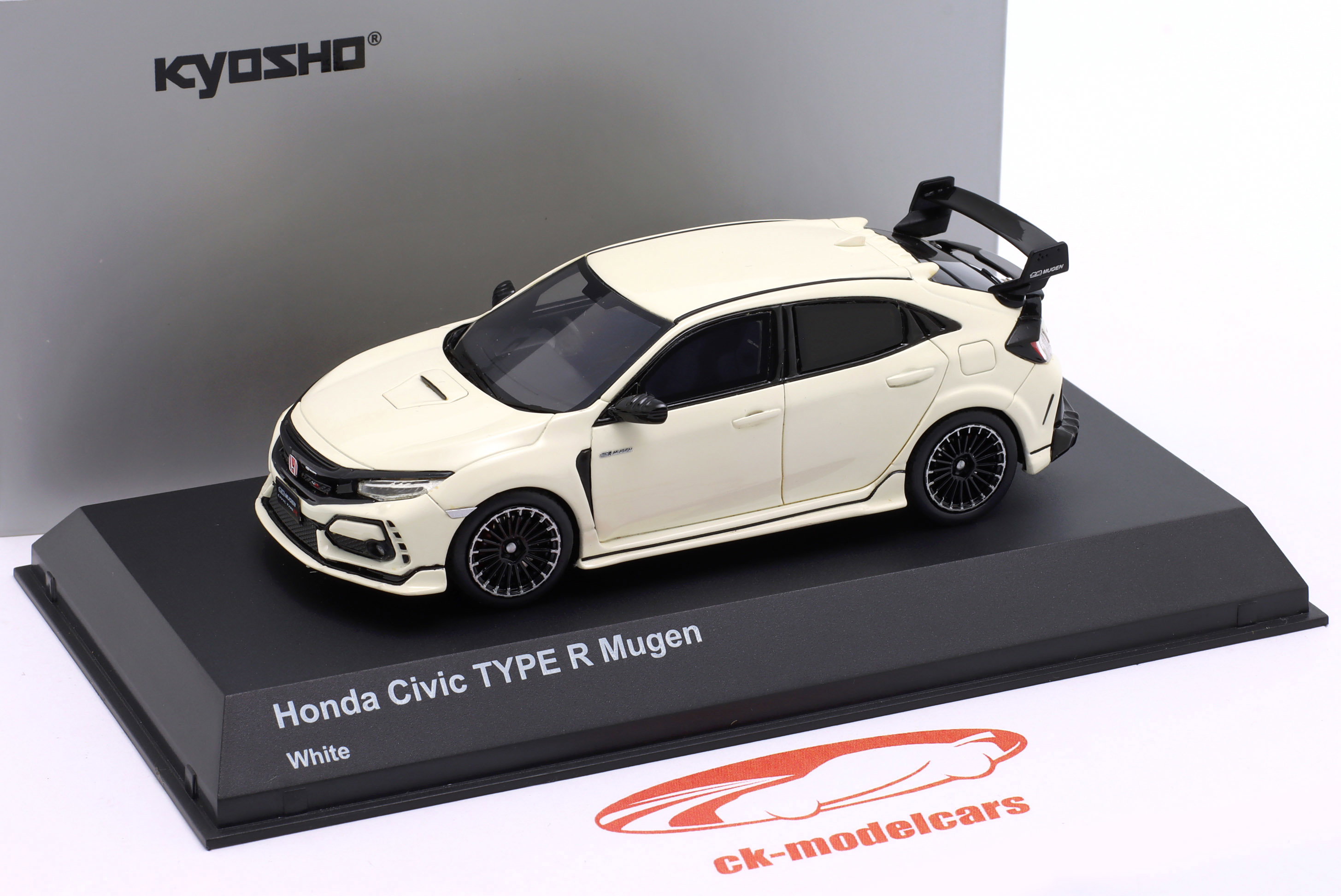 Kyosho 1:43 Honda Civic type R (FK8) Mugen year 2017 white