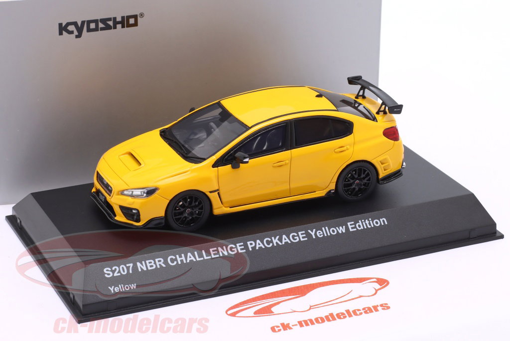 Kyosho 1:43 Subaru S207 NBR Challenge Pack year 2015 yellow