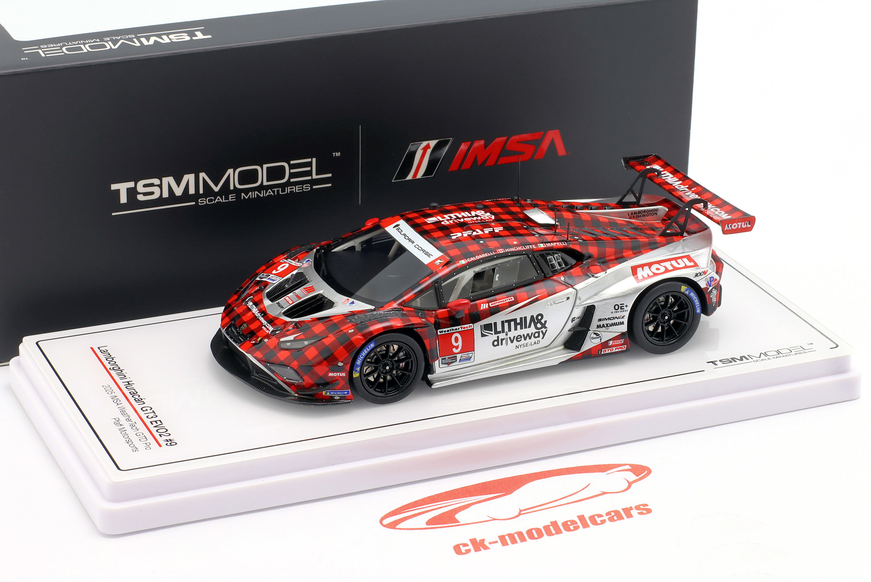 True Scale 1:43 Lamborghini Huracan GT3 Evo2 #9 24h Daytona 2025