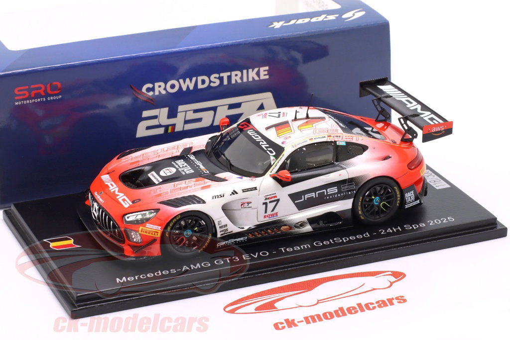 Spark 1:43 Mercedes-AMG GT3 Evo #17 24h Spa 2025 Mercedes-AMG Team