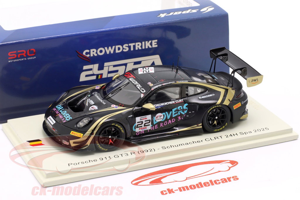 Spark 1:43 Porsche 911 GT3 R #22 24h Spa 2025 Schumacher CLRT