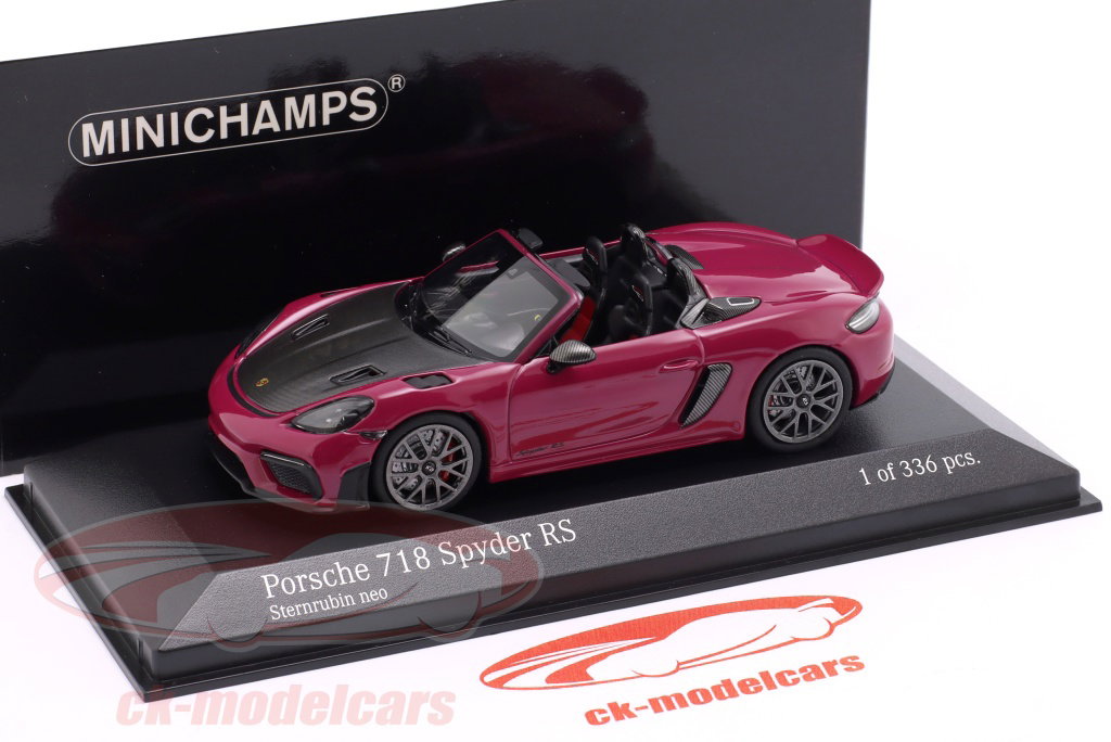 ポルシェ特注 1/43 Porsche 718 Spyder RS Minichamps 1:43 Porsche 718 Spyder RS ヴァイザッハパッケージ 2023