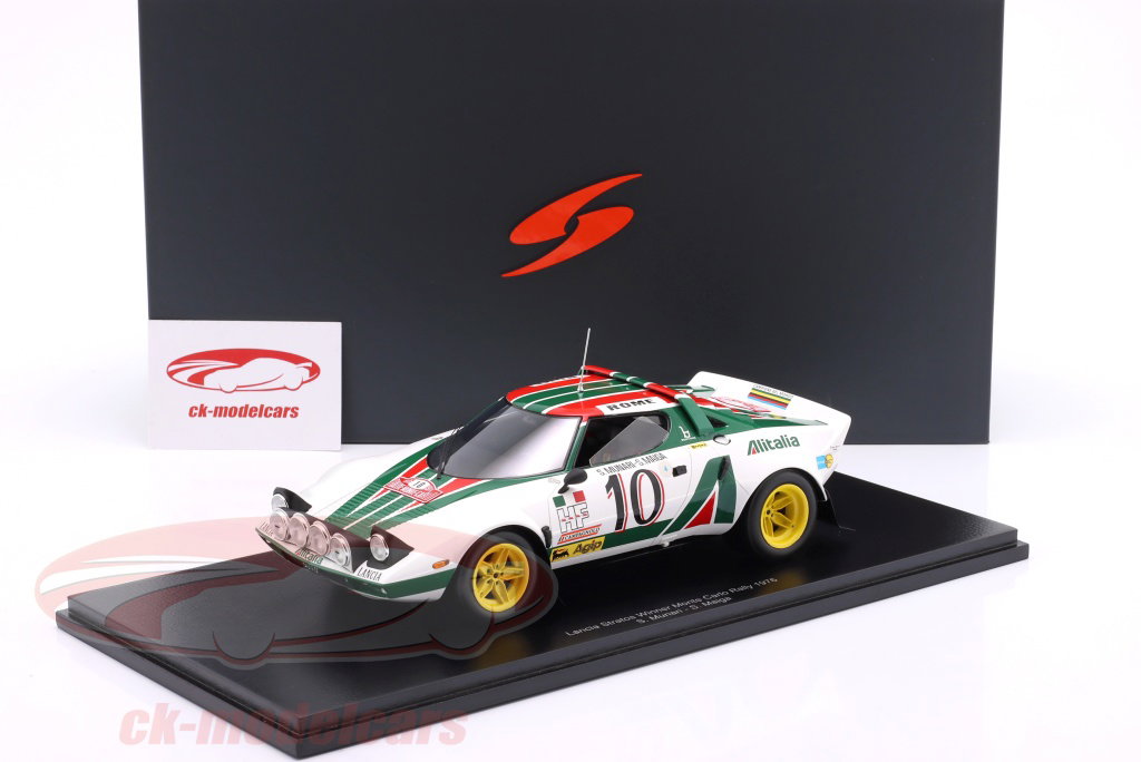 Spark 1:18 Lancia Stratos HF #10 Winner Rallye Monte Carlo 1976