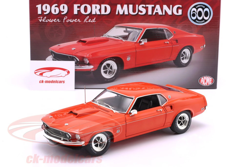 超貴重　シュコー製 （ドイツ）マトラ・フォード　１９６９フリクションモデル GMP 1:18 Ford Mustang 600 Coupe Flower Power 建設年 1969 赤