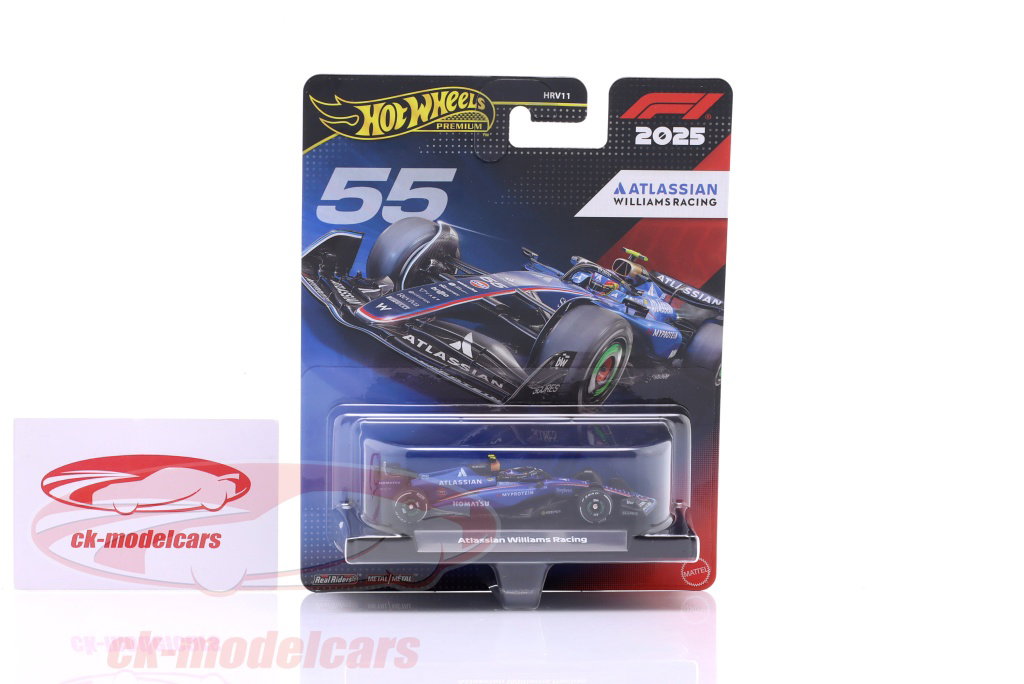 HotWheels 1:64 Carlos Sainz jr. Williams FW47 #55 Formula 1 2025