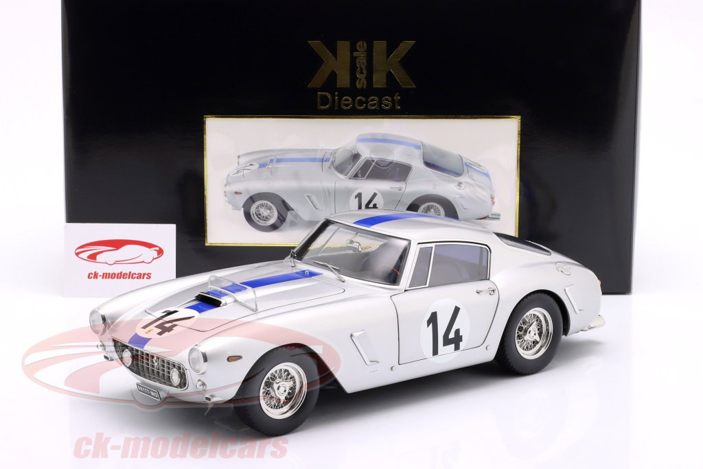 Ferrari 250GT SWB 1/24 スケール　1st lot KK-Scale 1:12 Ferrari 250 GT SWB #14 3rd 24h LeMans 1961 Noblet