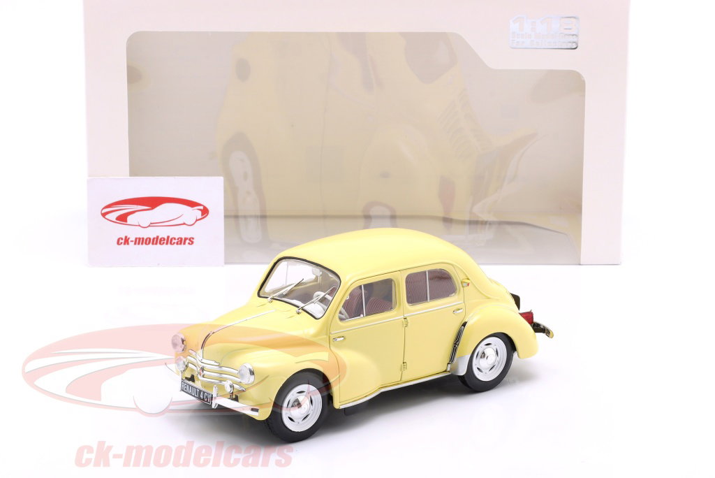 Solido 1:18 Renault 4CV 建設年 1961 黄色 / ベージュ S1806607